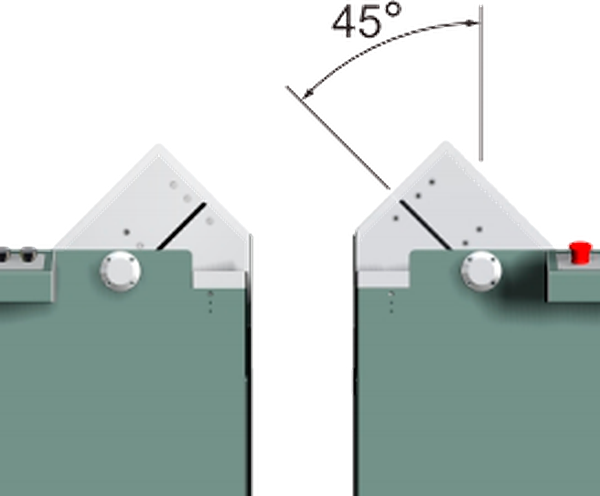 45° Inward Swing & 90° Cutting