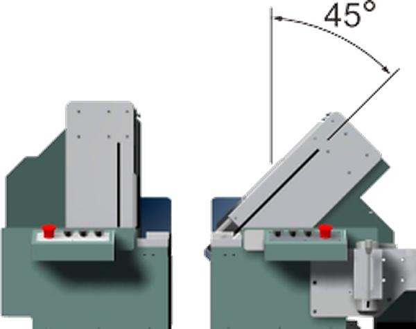 45° Outward Swing & 90° Cutting